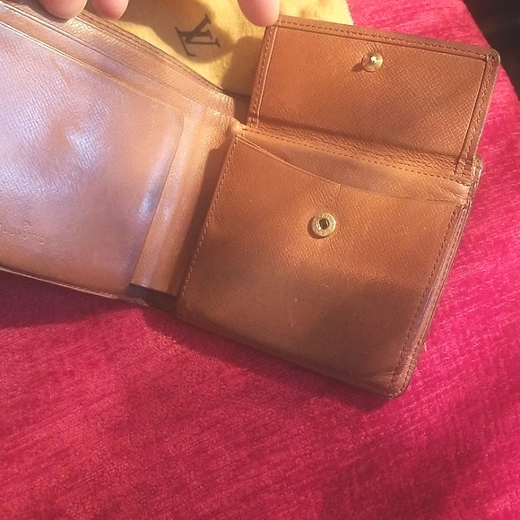 LV 2 Peice LOUIS VUITTON  wallet Bifold Billfold Billets Cartes Credit Monnaie - Picture 9 of 17